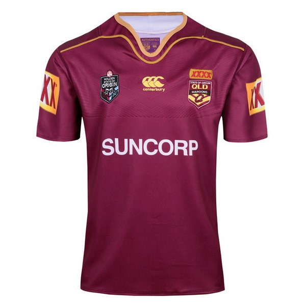 Camiseta QLD Maroons 2017-2018 Rojo